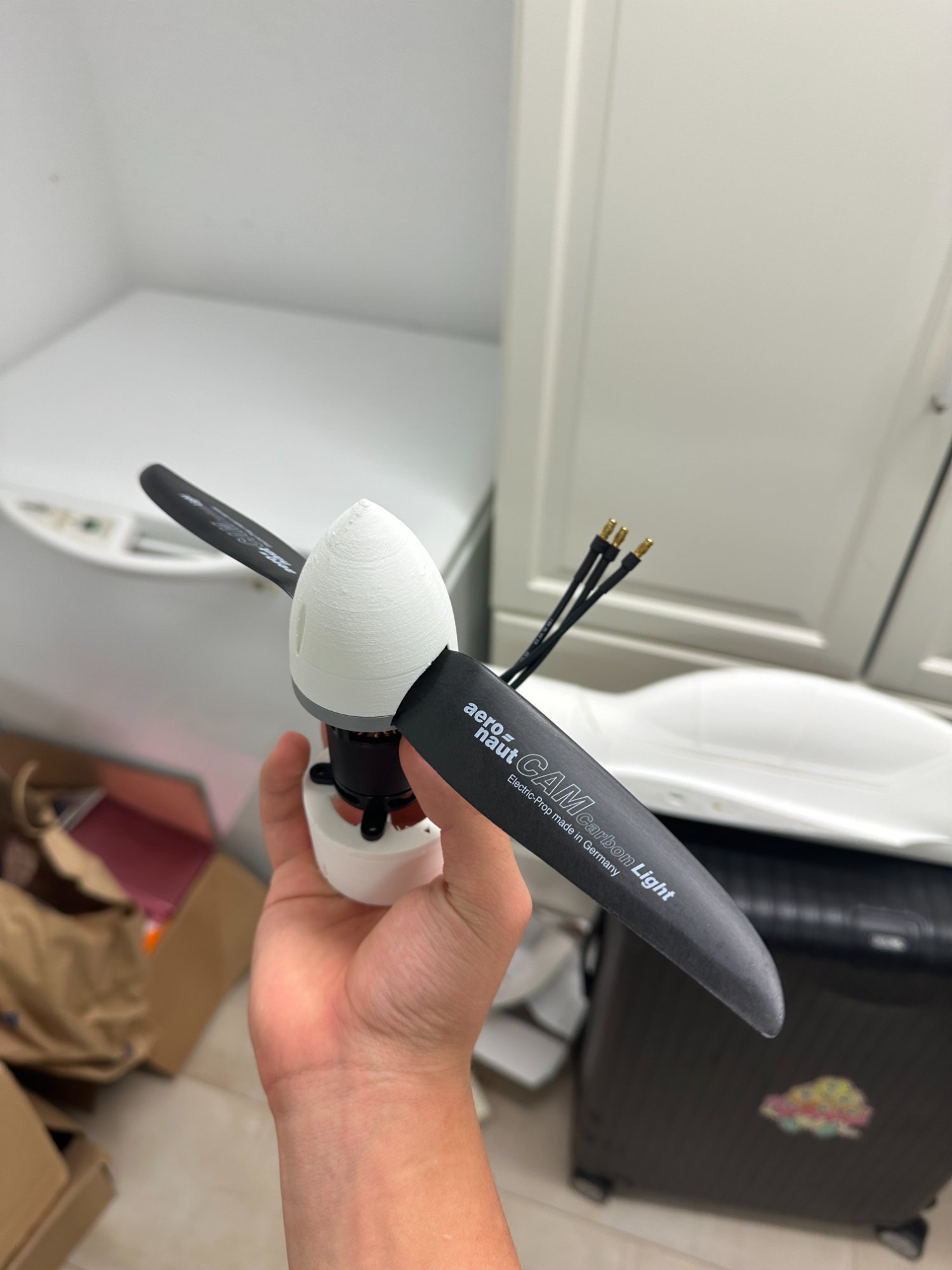 Carbon prop and motor
