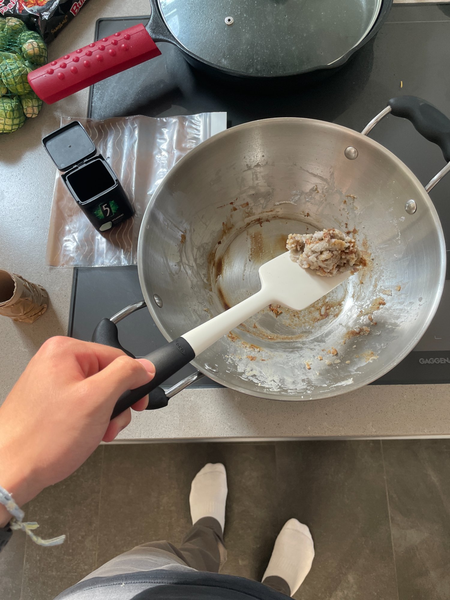 Cooking sugar fuel mixture