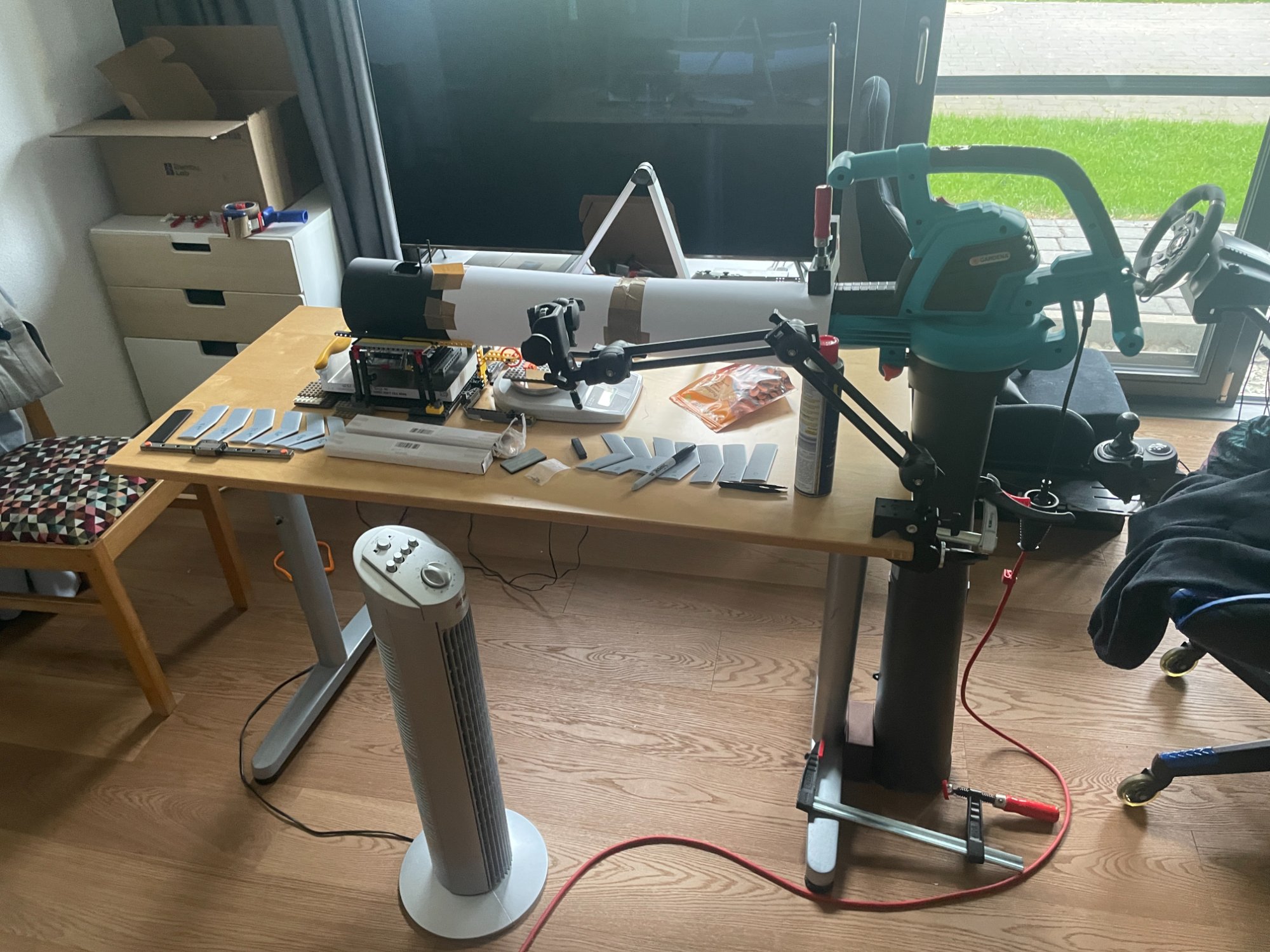 Full wind tunnel setup